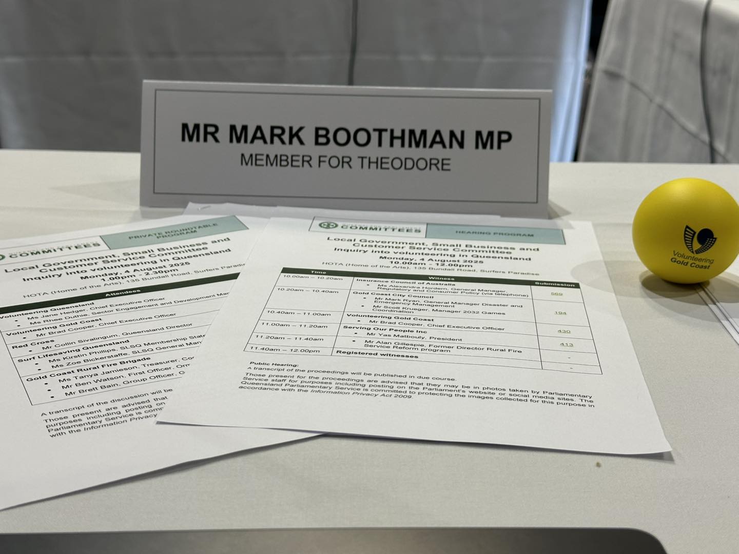 Enquiry into Volunteering in Queensland